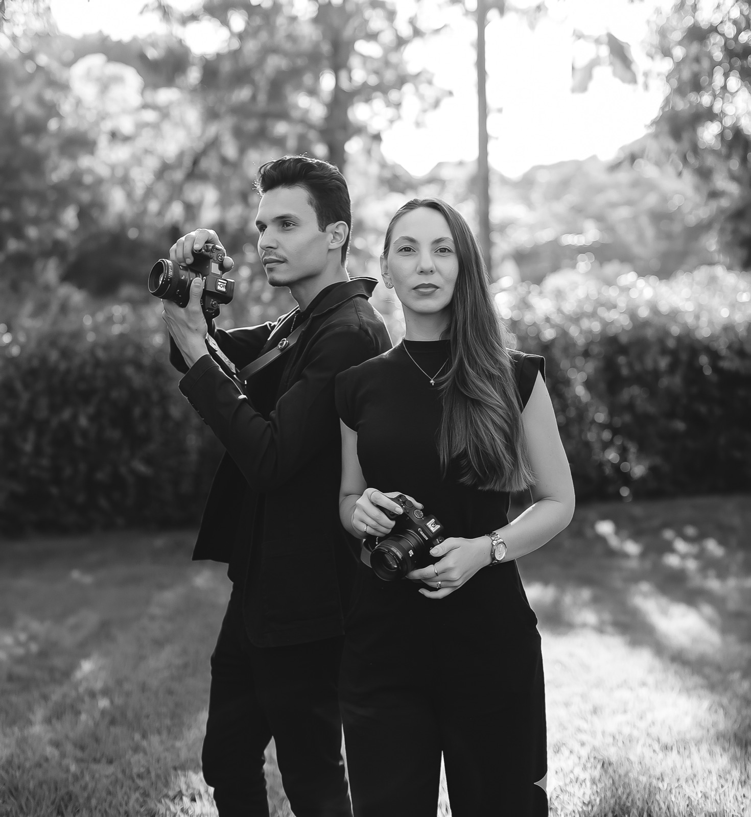 Vinícius e Rebeca, fotógrafos da La Vie
